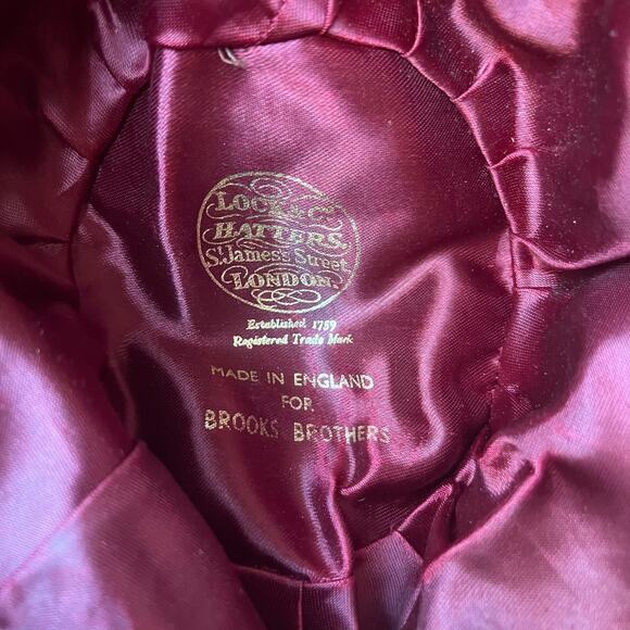 Lock And Co Made For Brook Brothers Houndstooth Hat - Picture 7 of 10